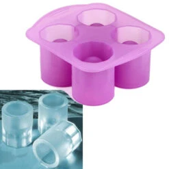 Moule Silicone 4 Verres De Glace Liqueur -Créatifs Cadeaux Magasin moule silicone 4 verres de glace liqueur 2