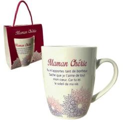Mug à Offrir Maman Chérie -Créatifs Cadeaux Magasin mug a offrir maman cherie 3