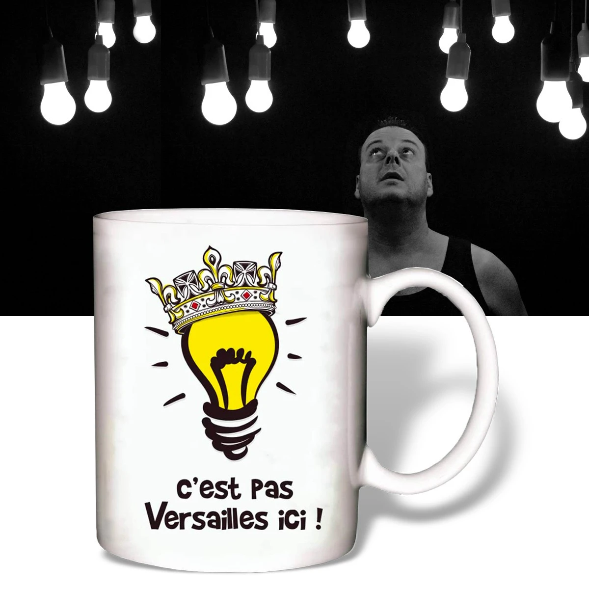 Mug C'est Pas Versailles Ici ! 5 Mug C'est Pas Versailles Ici ! – Image 3