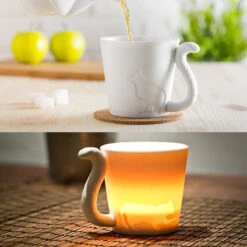 Mug Chat Photophore -Créatifs Cadeaux Magasin mug chat photophore 2