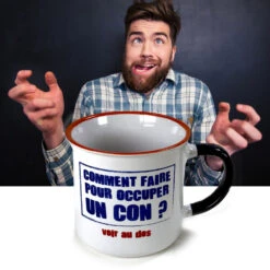 Mug Comment Occuper Un Con -Créatifs Cadeaux Magasin mug comment occuper un con 2