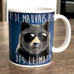 Mug De Mauvais Poil Dès Le Matin -Créatifs Cadeaux Magasin mug de mauvais poil des le matin 2