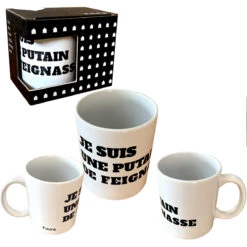 Fisura Mug Feignasse -Créatifs Cadeaux Magasin mug feignasse 2