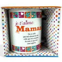 Mug Je T'aime Maman -Créatifs Cadeaux Magasin mug je t aime maman 2