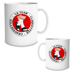 Mug - La Team Claquettes Chaussettes - -Créatifs Cadeaux Magasin mug la team claquettes chaussettes 2