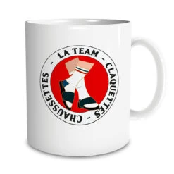 Mug - La Team Claquettes Chaussettes - -Créatifs Cadeaux Magasin mug la team claquettes chaussettes 3