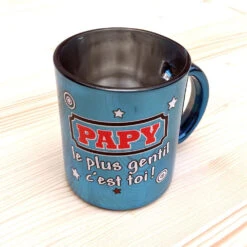 Mug Métallisé PAPY -Créatifs Cadeaux Magasin mug metallise papy 2