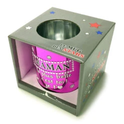 Mug Métallisé Strass MAMAN