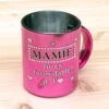 Mug Métallisé Strass MAMIE -Créatifs Cadeaux Magasin mug metallise strass mamie