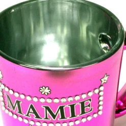 Mug Métallisé Strass MAMIE 7 Mug Métallisé Strass MAMIE -Créatifs Cadeaux Magasin mug metallise strass mamie 2