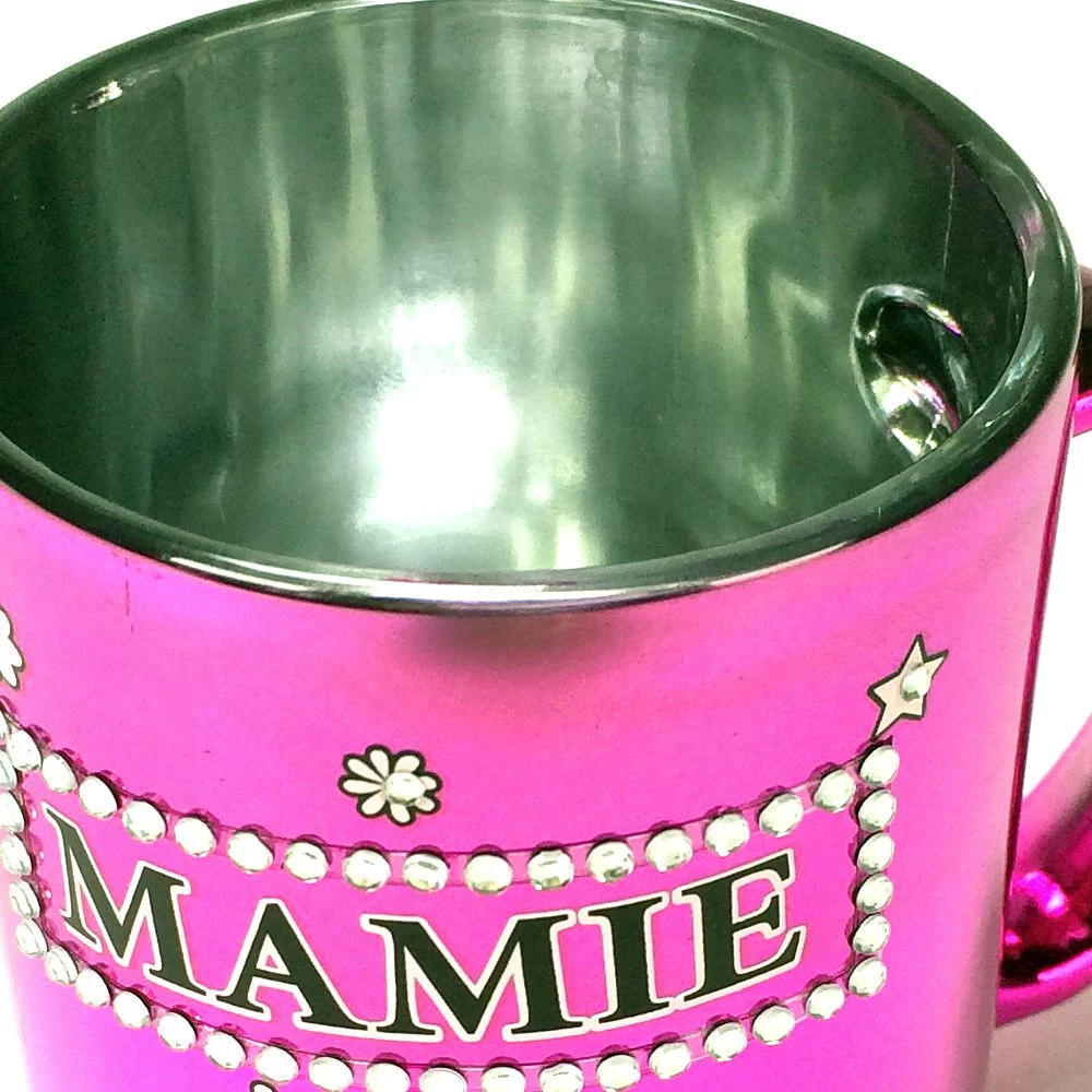Mug Métallisé Strass MAMIE 5 Mug Métallisé Strass MAMIE – Image 3
