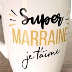 Mug Super Marraine 10 Mug Super Marraine -Créatifs Cadeaux Magasin mug super marraine 3