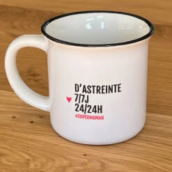 Mug D'astreinte 7/7J 24/24H, SuperMaman -Créatifs Cadeaux Magasin mug supermaman d astreinte 1
