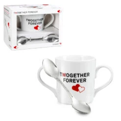 Mug Twogether Et Sa Cuillère Duo 6 Mug Twogether Et Sa Cuillère Duo -Créatifs Cadeaux Magasin mug tasse twogether et sa cuillere duo 1