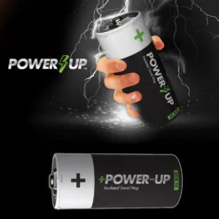 Mug Thermos Pile Power Up -Créatifs Cadeaux Magasin mug thermos pile power up 2