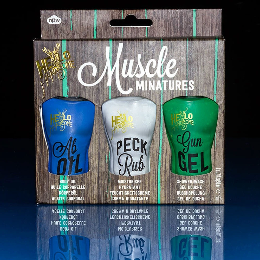 Muscle Miniatures, Set De Soins Pour Homme 3 Muscle Miniatures, Set De Soins Pour Homme