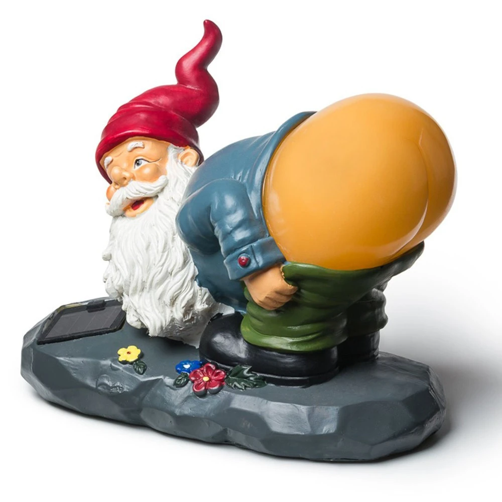 Nain De Jardin "lune" Solaire 3 Nain De Jardin "lune" Solaire