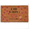 Paillasson Je Vois Ta Culotte -Créatifs Cadeaux Magasin paillasson je vois ta culotte