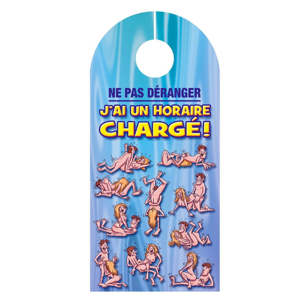 Pancarte De Porte J'ai Un Horaire Chargé 4 Pancarte De Porte J'ai Un Horaire Chargé – Image 2