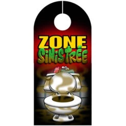 Pancarte Toilettes Zone Sinistrée