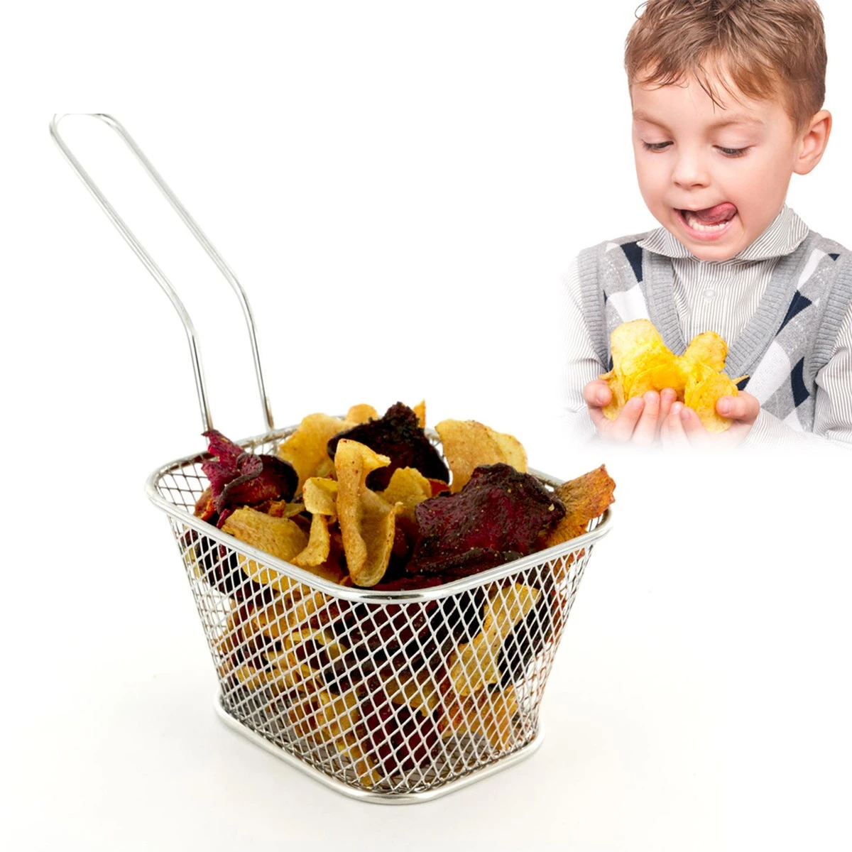 Panier à Frites De Présentation 4 Panier à Frites De Présentation – Image 2