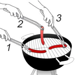 Pince De Barbecue Magique à Retournement Automatique 11 Pince De Barbecue Magique à Retournement Automatique -Créatifs Cadeaux Magasin pince de barbecue magique a retournement automatique 9