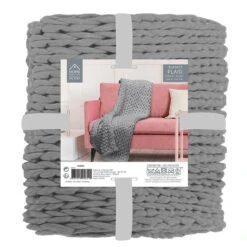 Plaid Grosse Maille -Créatifs Cadeaux Magasin plaid grosse maille 5