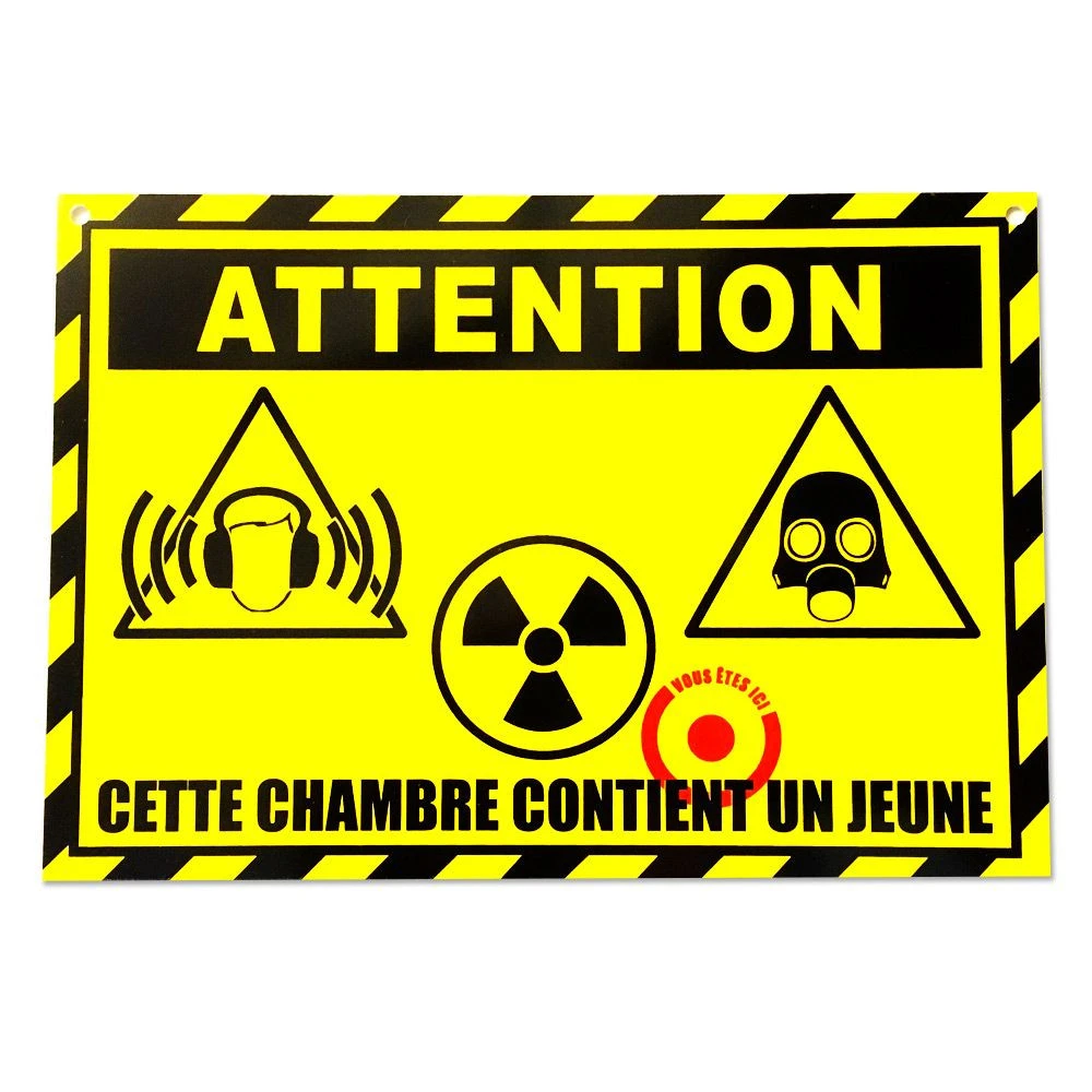 Plaque De Porte Cette Chambre Contient Un Jeune 4 Plaque De Porte Cette Chambre Contient Un Jeune – Image 2