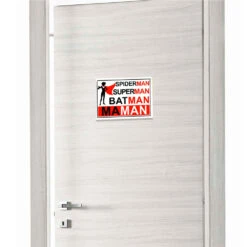 Plaque De Porte Maman Super-héros