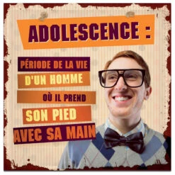 Plaque Métal Adolescence -Créatifs Cadeaux Magasin plaque metal adolescence 1