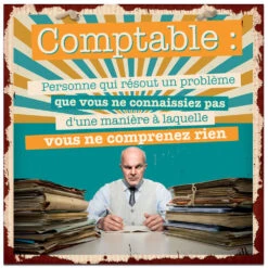 Plaque Métal Comptable 5 Plaque Métal Comptable -Créatifs Cadeaux Magasin plaque metal comptable 1