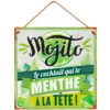 Plaque Métal Mojito 1 Plaque Métal Mojito -Créatifs Cadeaux Magasin plaque metal mojito