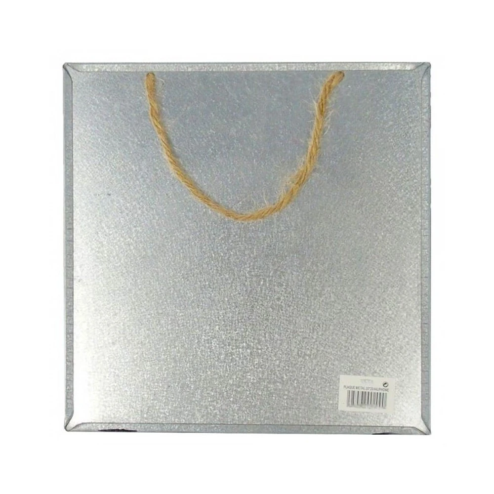 Plaque Métal Tirelire Euro-franc 3 Plaque Métal Tirelire Euro-franc