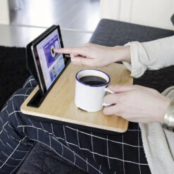 KIKKERLAND Plateau IBed Support Tablette En Bois -Créatifs Cadeaux Magasin plateau ibed support tablette en bois 4