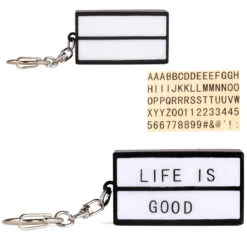 Porte-clé Lightbox Message Lumineux -Créatifs Cadeaux Magasin porte cle lightbox message lumineux 2