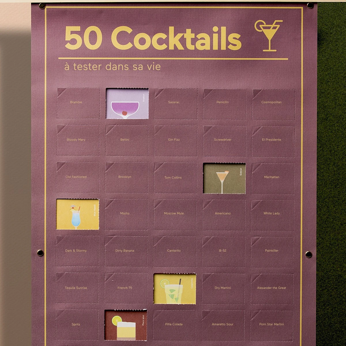 Poster 50 Cocktails à Tester Dans Sa Vie 3 Poster 50 Cocktails à Tester Dans Sa Vie