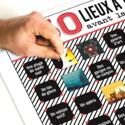 Poster 50 Lieux à Découvrir Avant La Fin Du Monde -Créatifs Cadeaux Magasin poster 50 lieux a decouvrir avant la fin du monde 1