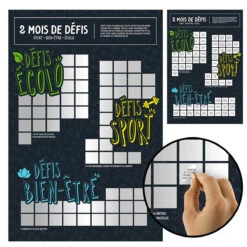 Poster à Gratter 2 Mois De Défis 9 Poster à Gratter 2 Mois De Défis -Créatifs Cadeaux Magasin poster a gratter 2 mois de defis 3