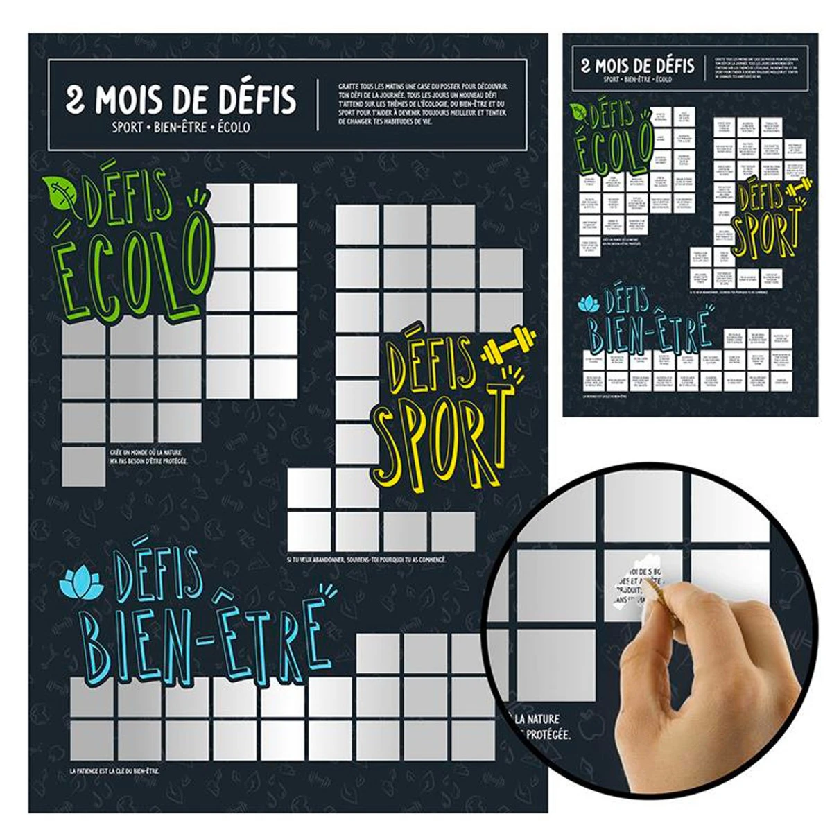 Poster à Gratter 2 Mois De Défis 6 Poster à Gratter 2 Mois De Défis – Image 4