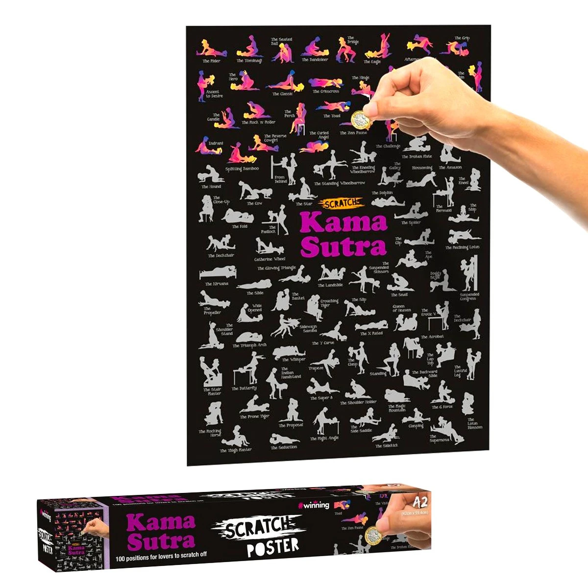 Poster à Gratter Kamasutra 5 Poster à Gratter Kamasutra – Image 3