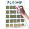 Poster à Gratter Les 25 Choses à Faire Cette Année 1 Poster à Gratter Les 25 Choses à Faire Cette Année -Créatifs Cadeaux Magasin poster a gratter les 25 choses a faire cette annee