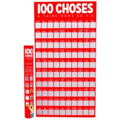 Poster BD à Gratter 100 Choses à Faire Dans Sa Vie