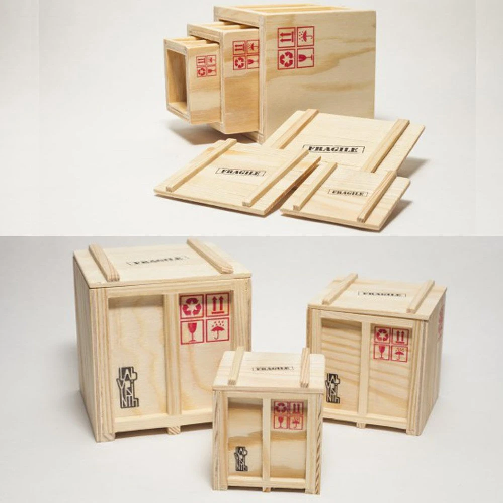 Pot à Crayons Caisses De Transport Emboîtables 4 Pot à Crayons Caisses De Transport Emboîtables – Image 2