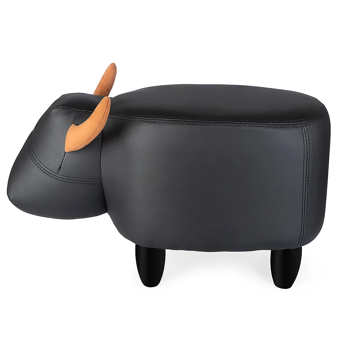 Balvi Pouf Vache Noire 4 Balvi Pouf Vache Noire – Image 2