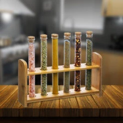 Présentoir Bambou Et Ses Tubes à épices 8 Présentoir Bambou Et Ses Tubes à épices -Créatifs Cadeaux Magasin presentoir bambou et ses tubes a epices 2