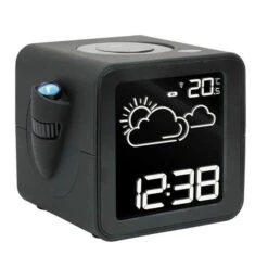 Radio-réveil Projection Station Météo