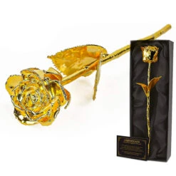 Rose éternelle Or 24 Carats -Créatifs Cadeaux Magasin rose eternelle or 24 carats 3