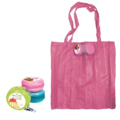 Sac Shopping Pliable Macaron -Créatifs Cadeaux Magasin sac shopping pliable macaron 5