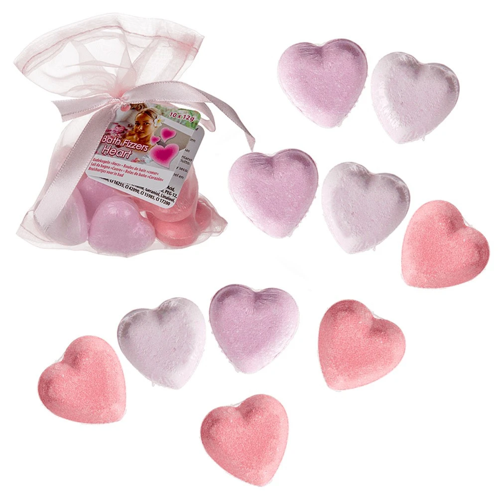 Sachet 10 Coeurs Effervescents Pour Le Bain 4 Sachet 10 Coeurs Effervescents Pour Le Bain – Image 2