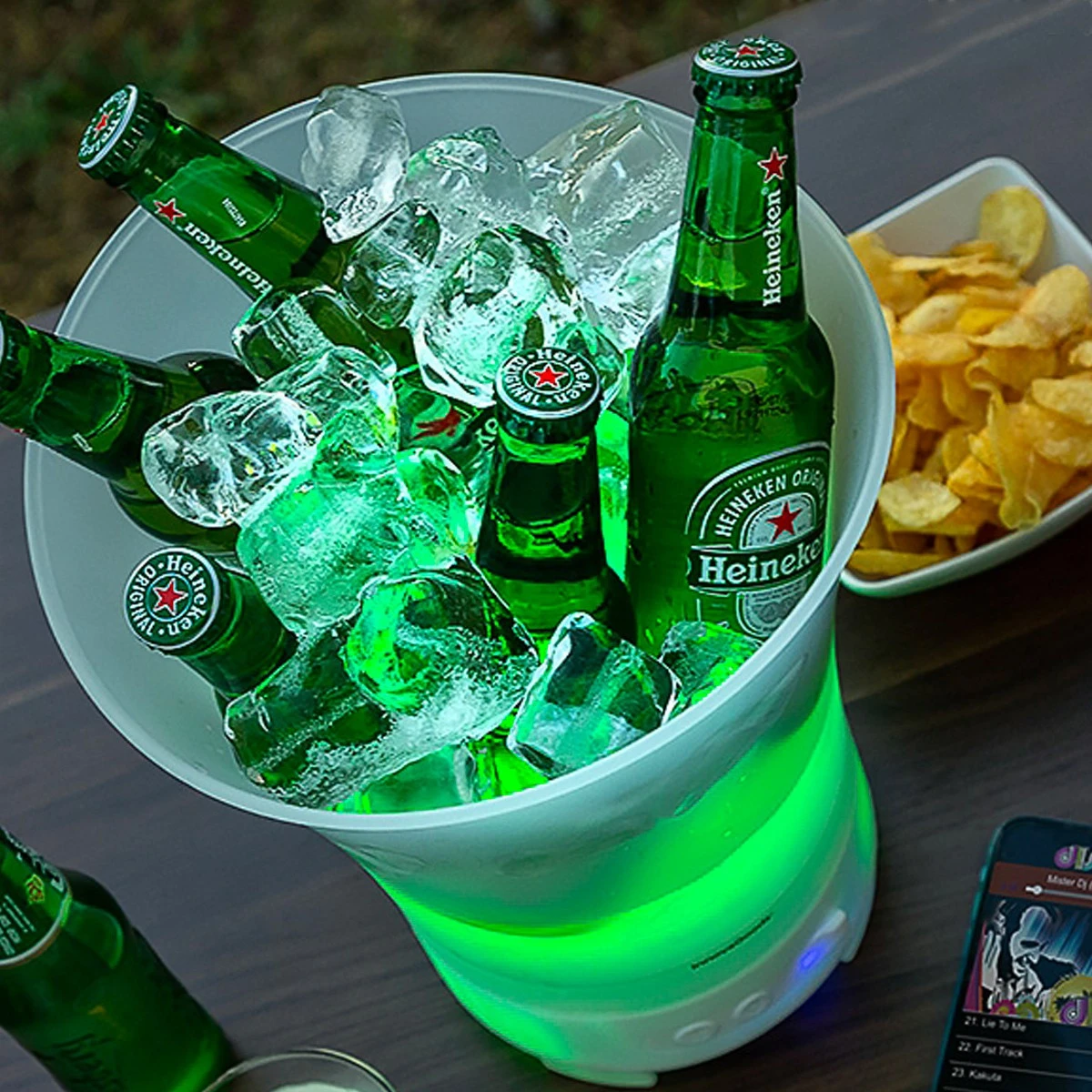 Seau à Glace Lumineux Enceinte Bluetooth 4 Seau à Glace Lumineux Enceinte Bluetooth – Image 2